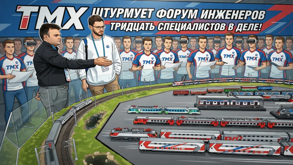 ТМХ штурмует форум инженеров. Тридцать специалистов в деле!