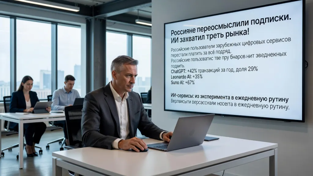 Россияне переосмыслили подписки. ИИ захватил треть рынка!