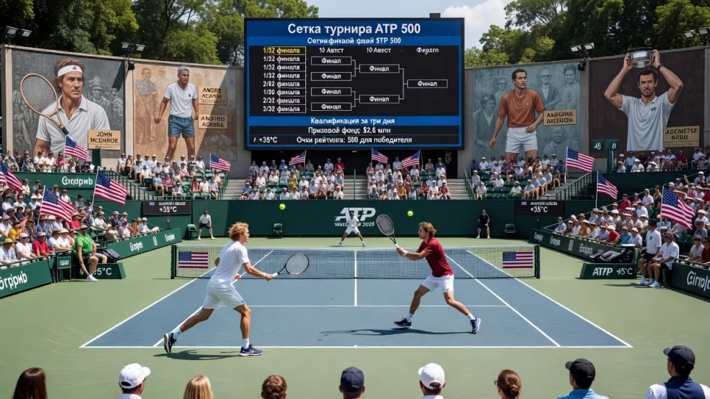 Все о турнире ATP Вашингтон 2025: расписание, участники, результаты и прогнозы на теннисные матчи