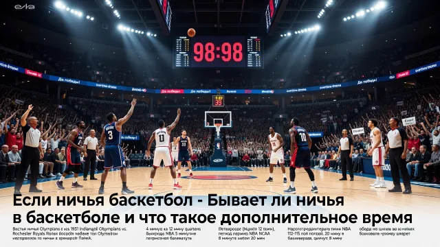 Если ничья баскетбол - Бывает ли ничья в баскетболе и что такое дополнительное время